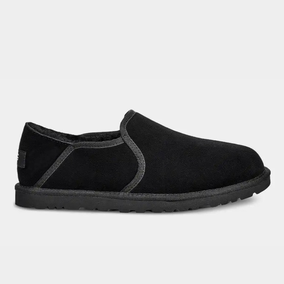 Men’s Kenton Black Slip On Slippers #11 - Picture 2 of 10